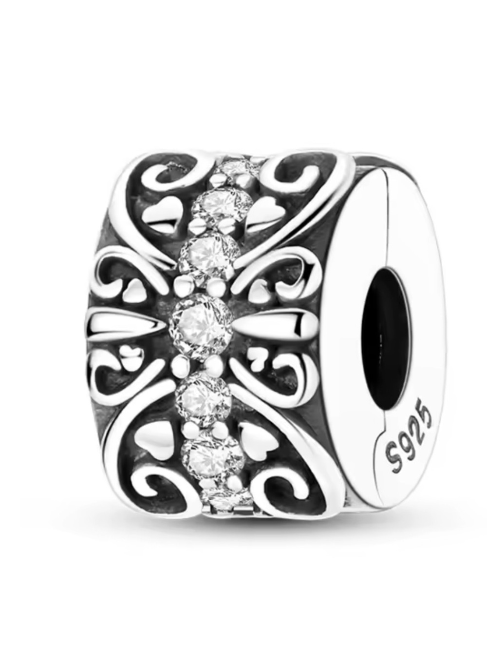 Sterling Silver Filigree Charm